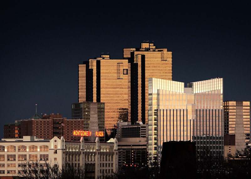 Fort Worth Texas at Sunset